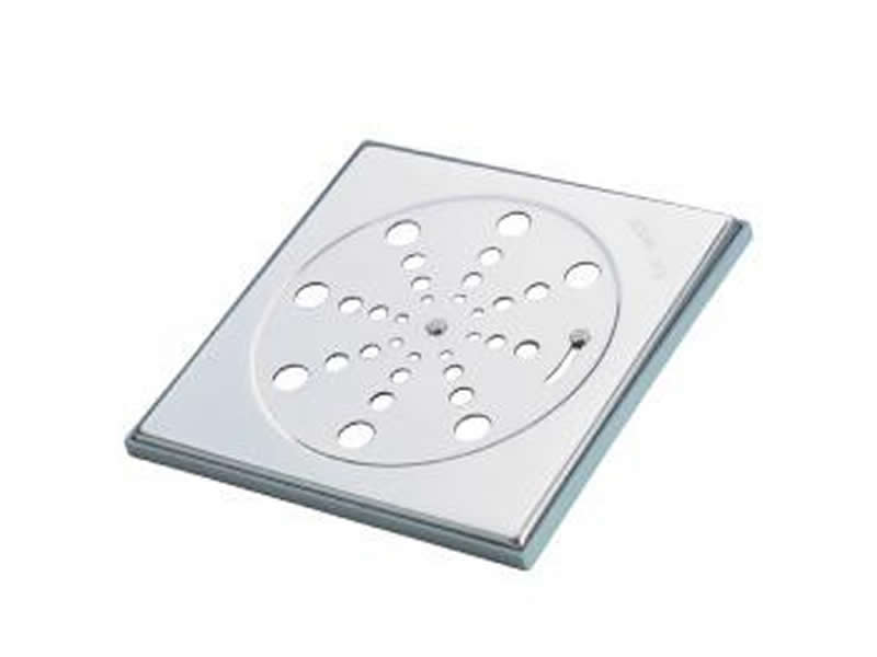 Grelha Ralo Inox 10cm Quadrada Sem Fecho 