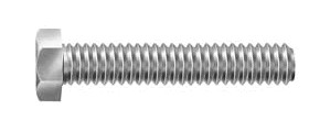 Parafuso Maquina Sextavado 10mm x 25mm 