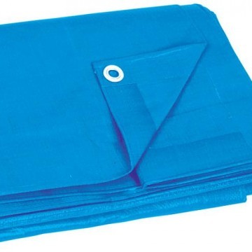Lona Polipropileno Com Ilhos Azul 5m x 4m