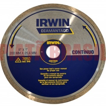 Disco Diamantado Irwin Liso  002144 110 