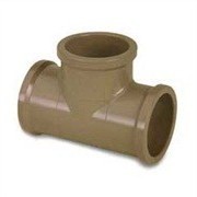 Tee 40mm água Soldavel Marrom Amanco 