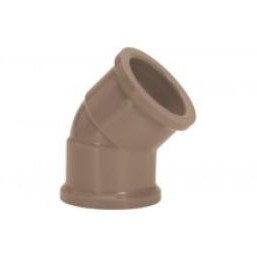 Joelho 25mm 45° água Soldável Marrom 