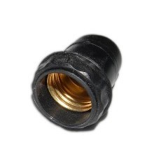 Suporte Lâmpada Abajur Preto 