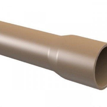 Tubo 32mm água Marrom
