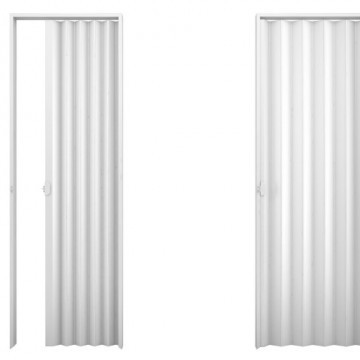 Porta Sanfonada 90cm - Plasbil Branca 