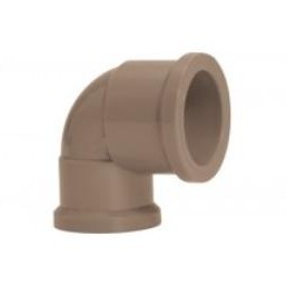Joelho 32mm x 25mm 90º água Soldavel Marrom Amanco 