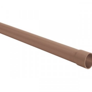 Tubo 40mm água Marrom