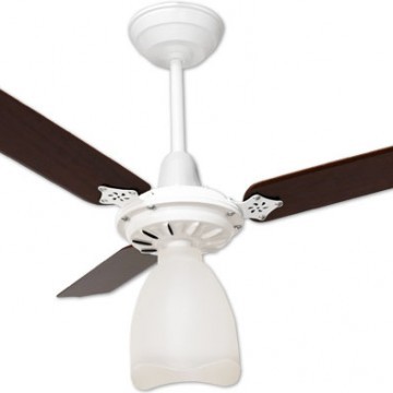 Ventilador Teto Delta Branco - Mogno 220v 