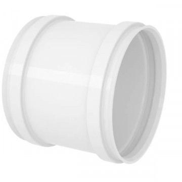 Luva 40mm Esgoto Branca Amanco