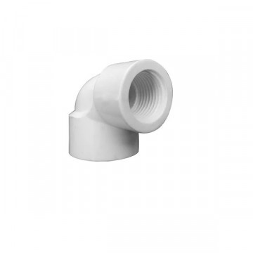 Joelho 3/4 x 1/2 90° água Roscavel Branco Amanco
