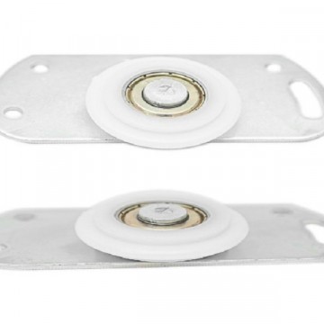 Roldana Porta Trilho Regular Pvc 