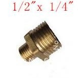 Adaptador 1/2 Macho x 1/4 Femea