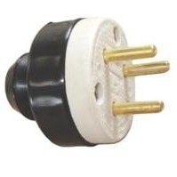 Plug Macho 3x30a Porcelana 