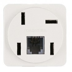 Modulo Tomada Telefone Rj11 Lux Tramontina 