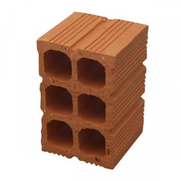 Tijolo 6 Furos Gaucho Metade 
