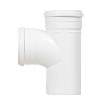 Tee 100mm Esgoto Branco Amanco 