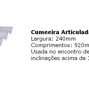 Cumeeira Articulada 6mm Par 