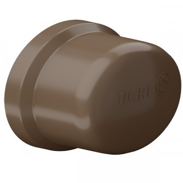 Cap 60mm água Soldavel Marrom Amanco 