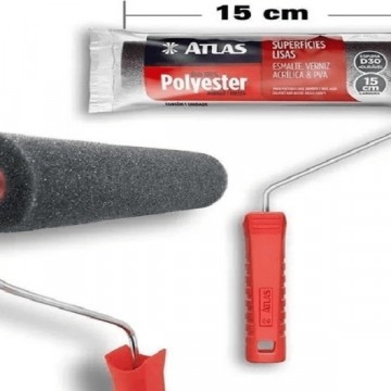 Rolo 15cm Espuma Atlas 