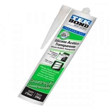 Cola Silicone Tubo Incolor 256g