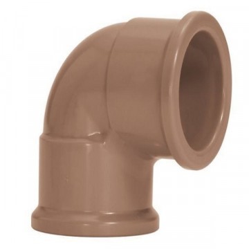 Joelho 32mm 90° água Soldavel Marrom Amanco 