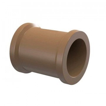 Luva 32mm água Soldavel Marrom Amanco