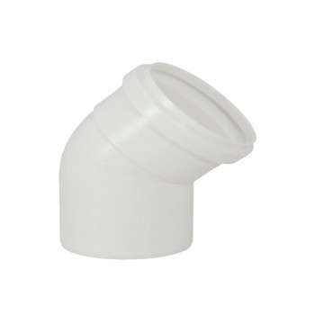 Joelho 40mm 45° Esgoto Branco Amanco 