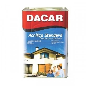 Tinta Acr Standard Branco Neve Fosco Dacar 18L