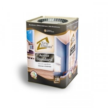 Tinta Acrilica Fosco Standard Branca 18l