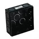 Caixa 4x4 Pvc Quadrada Preta 