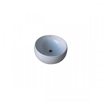 Cuba de Apoio Redonda de 28cm Bari Branco (5206A RDESING)