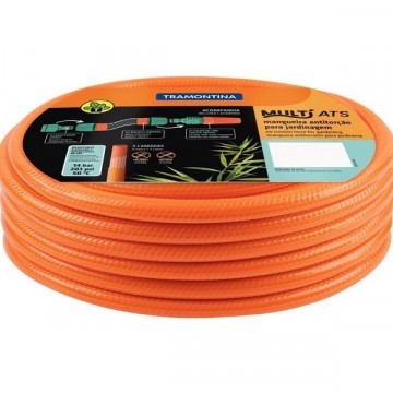 Mangueira Jardim Tramontina S.flex Laranja