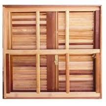Janela Eucalipto Guilhotina 1,2m x 1m 