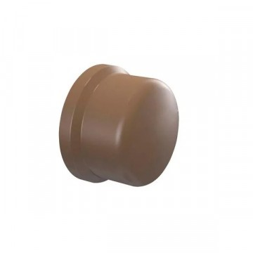 Cap 25mm água Soldavel Marrom Amanco