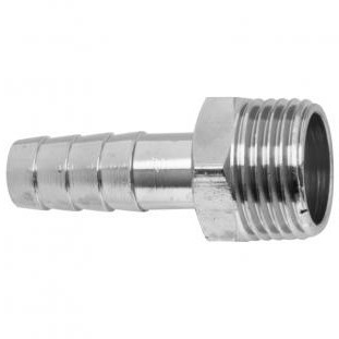 Adaptador Reto Gas Macho 1/2 x 3/8 Blukit