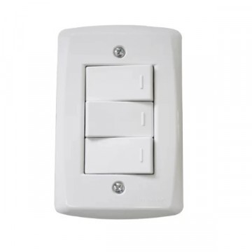 Interruptor 3ts Embutir Lux Tramontina