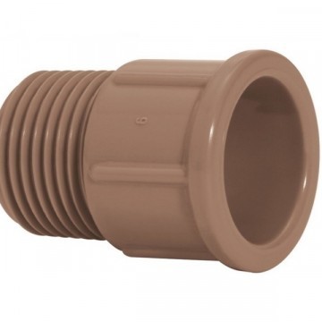 Adaptador 40mm x 1,1/4 água lr Marrom Amanco