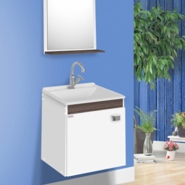 Balcão Kit Econômico Fabribam 43cm Suspenso Branco - Amendoa 