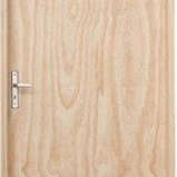 Porta Interna 90cm Ferrada Marco 14cm Misto Esquerda 
