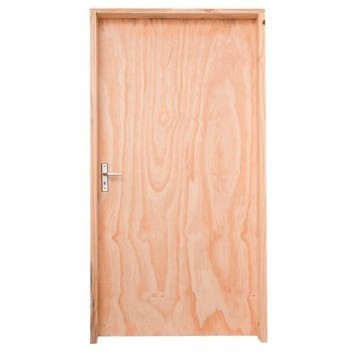 Porta Interna 60cm Ferrada Marco 14cm Misto Direita
