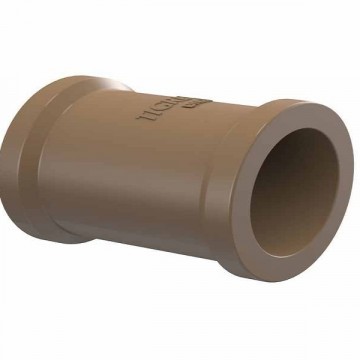 Luva 25mm água Soldavel Marrom Amanco 