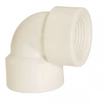 Joelho 3/4 90° água Roscavel Branco Amanco