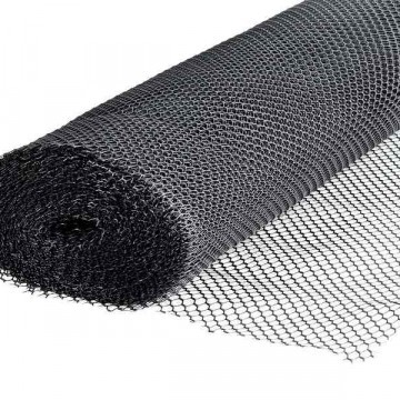 TELA PVC VIVEIRO INJETADA PRETA (RL100AX50M)