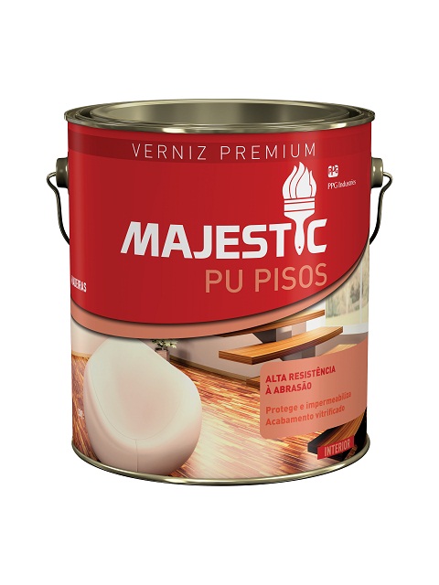 Verniz pu Pisos Incolor br 3,6l Majestic                