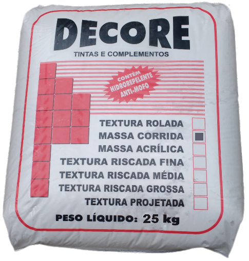 Massa Corrida Decore Saco 25 kg 