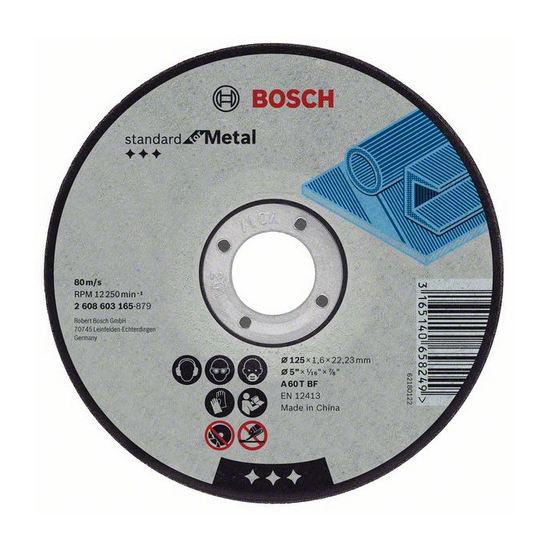 Disco Corte Aço 4,5'' Bodch 