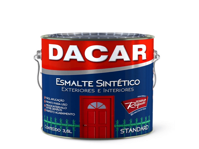 Esmalte Sintetico Brilhante 3,6l Dacar - Cinza Medio 