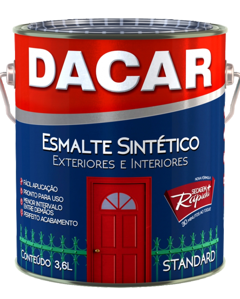 Esmalte Sintético 3,6l Brilhante Verde Folha - Dacar 