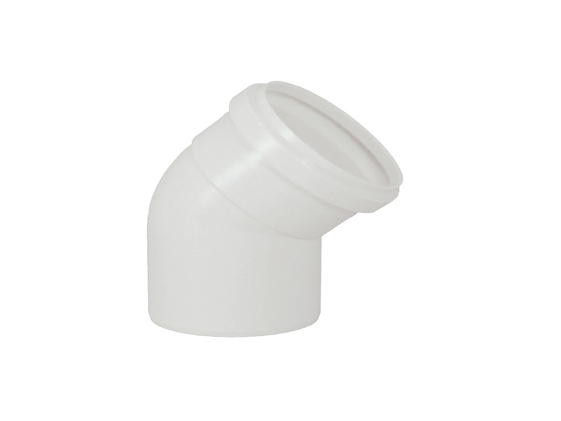 Joelho 40mm 45° Esgoto Branco Amanco 