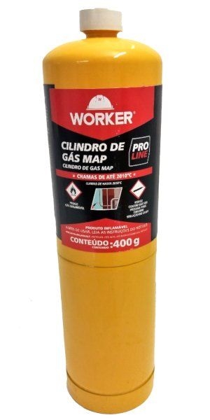 Cilindro de Gás Map  400g - Worker 